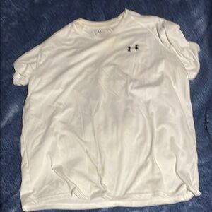 Under Armour White Athletic Tee